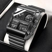 LIGE FOXBOX-reloj deportivo de lujo para hombre, cronógrafo de pulsera Digital, creativo, militar, con pantalla Dual, resistente al agua