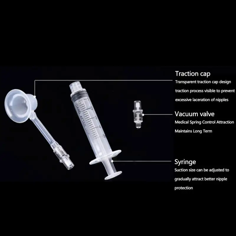 2 шт. уход за здоровьем малое возмещение для женщин лечение молокоотсос корректор для девочек PP сосание грудного вскармливания помощь безболезненные пульлеры