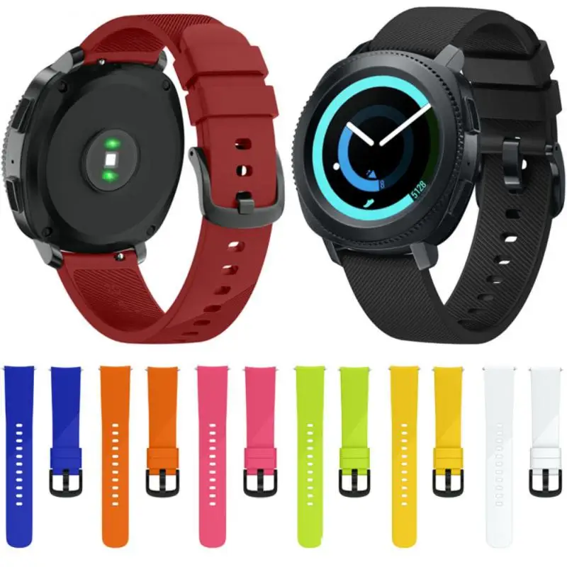 Силиконовый ремешок для часов Xiaomi Huami Amazfit Bip Youth спортивные наручные часы 20 мм Samsung