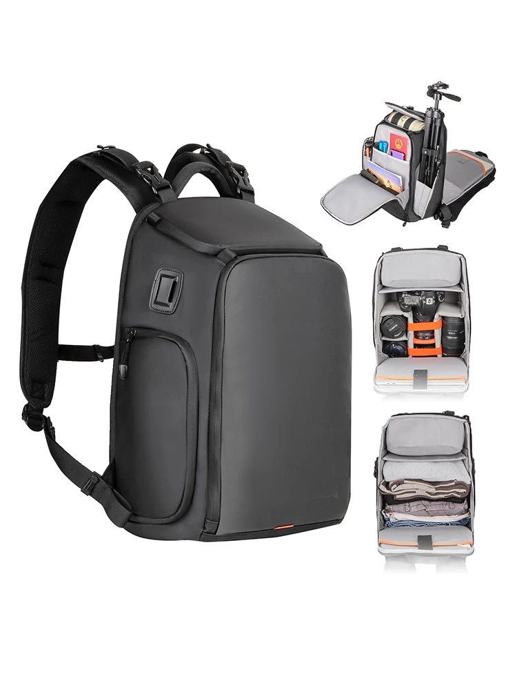 Besnfoto BX-D2001L Backpack Laptop Compartment Quick Side Access