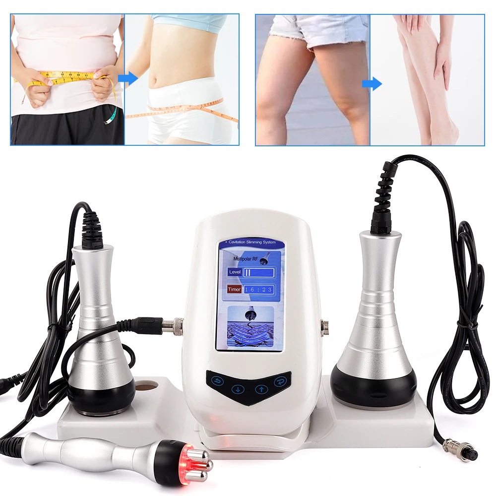 40K Cavitation Ultrasonic Weight Loss Beauty Machine RF Radio Body Slimming Fat Remove Machine Skin Lifting Tighten Massage
