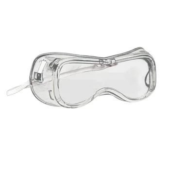 

Adjustable Windproof Goggles Shock Proof Anti-dust Clear Lens Glasses Chemical Lab Work Eyewear