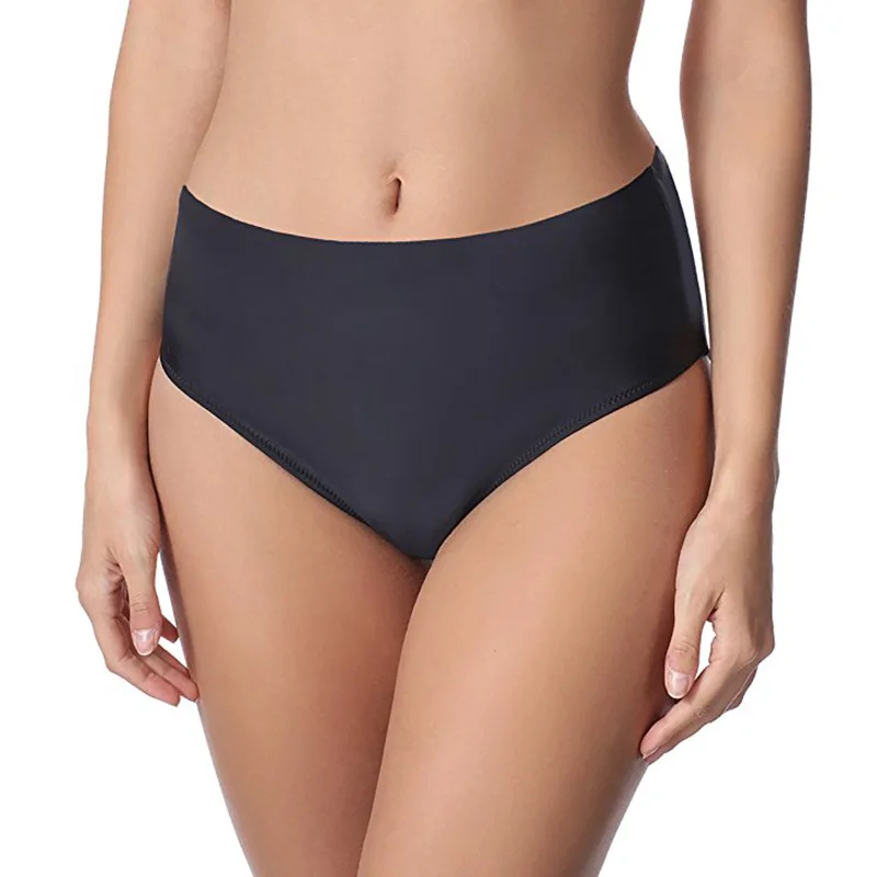 Women bikini bottoms swimming trunks female swimsuits swimwear 2020 trending fashion design beach high waist bikini swim trunks