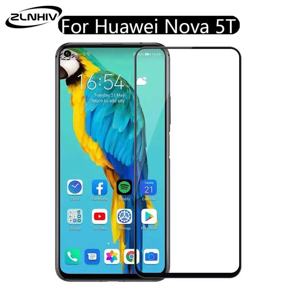 Закаленное стекло zlnвич для huawei nova 6 5t 5z 5i pro 5 полная защита экрана телефона