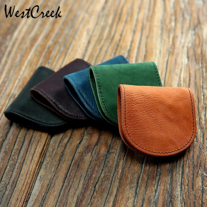 Monedero de para hombre y mujer, Monedero pequeño hecho a mano, Retro, plegable|Monederos|