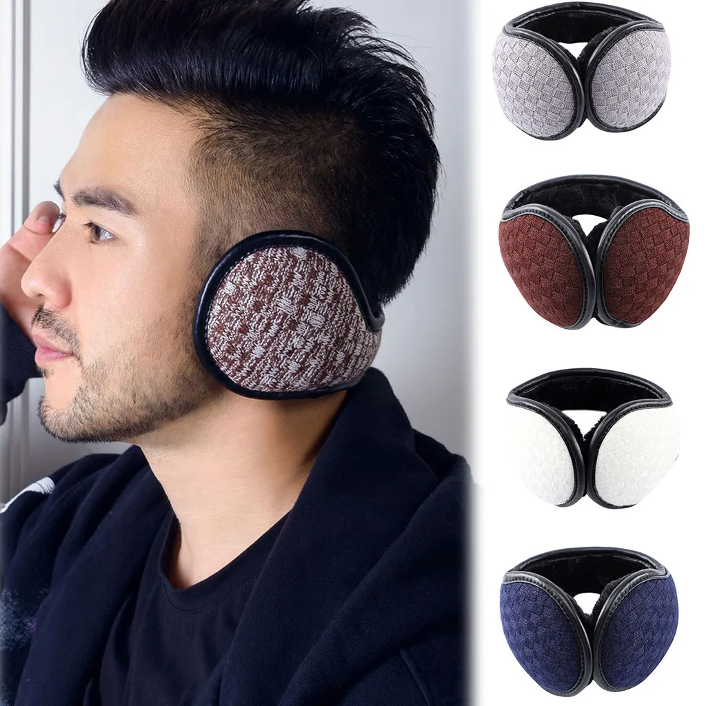 1 шт. модные удобные зимние ультрамягкие и толстые мягкие Наушники унисекс Зимние