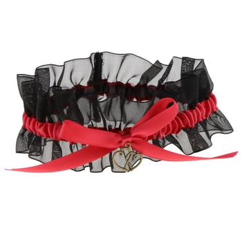 

Bridal Wedding Garter Bow Ribbon Thigh Ring Bridal Accessories Memorial Gift