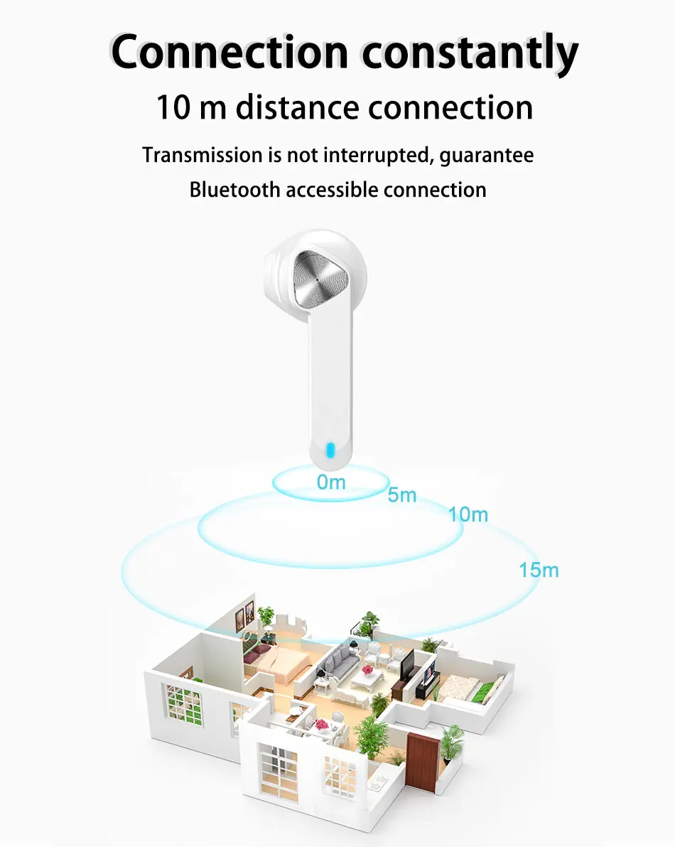 BE36 TWS Tap Touch стерео V5.0 беспроводные Bluetooth наушники с ползуном для зарядки спортивные наушники для смартфона