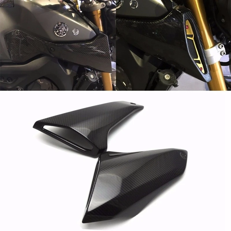 Настоящее углеродное волокно верхняя сторона Mid панель капот для YAMAHA MT-09 FZ-09 MT09 FZ09
