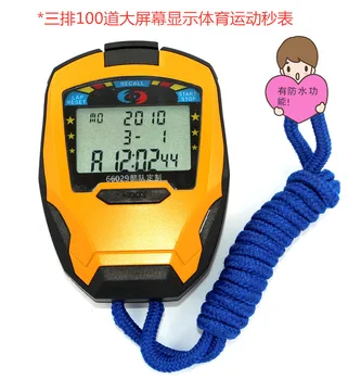 

Multi-functional Multi-Channel Waterproof Sports Stopwatch Referee Instructor Students Large Screen Electronic Timer