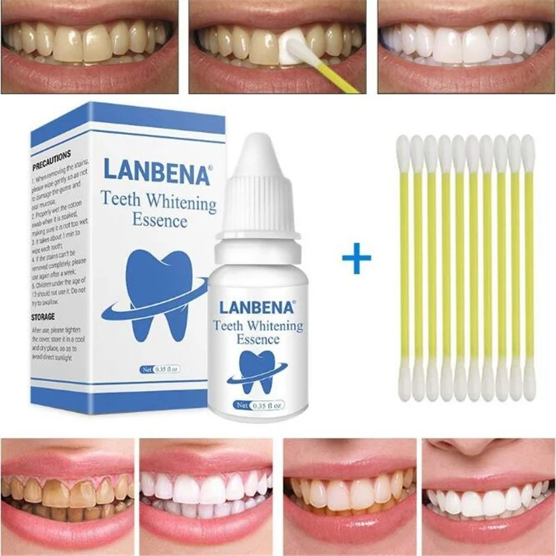 10ml Oral Hygiene Care Teeth Whitening Essence Serum Plaque Stains Remove Liquid Oral Care