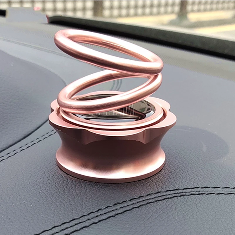 

New solar energy Double Ring levitate Car air freshener Purifier auto Fragrance perfume seat marvel car parfum decoration
