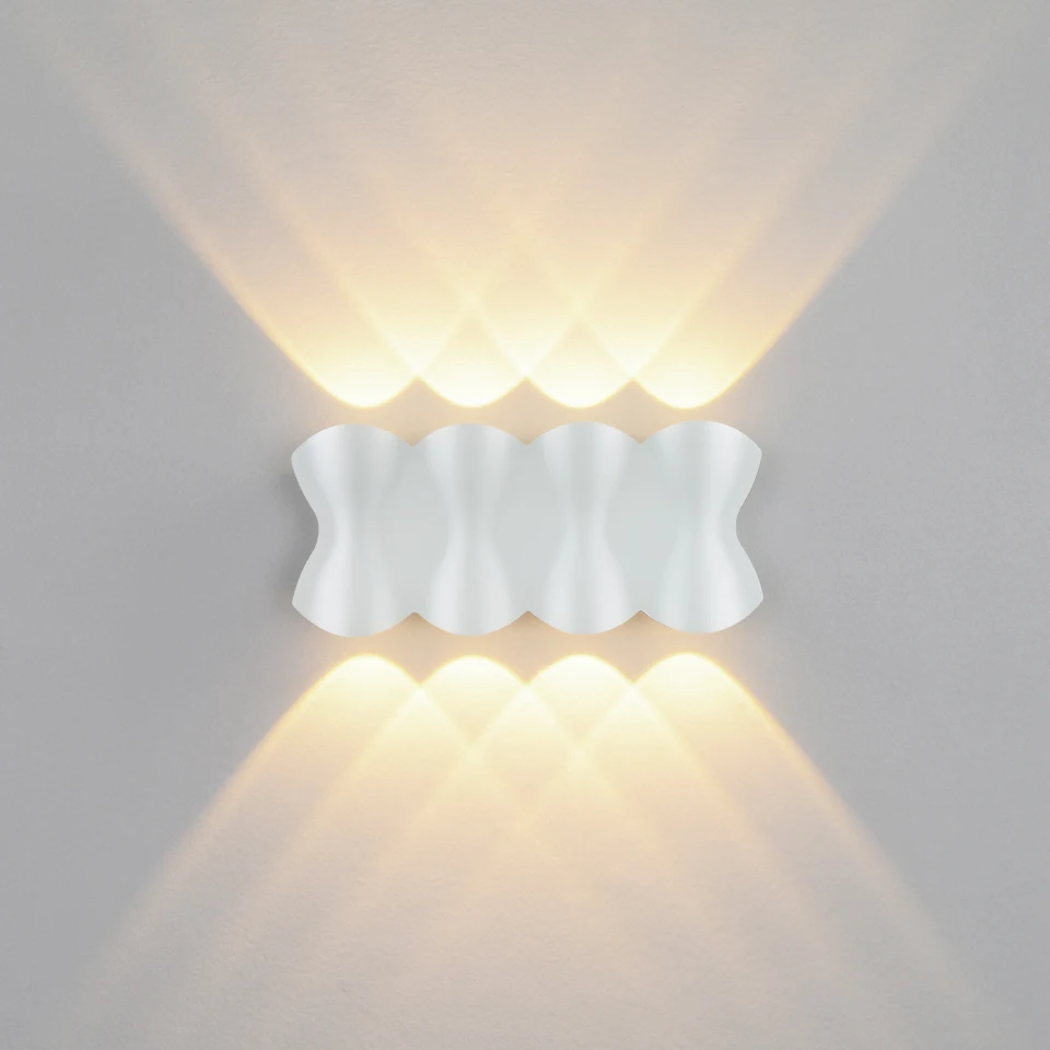 IP65 LED Wall Lamp Outdoor Waterproof Garden Lighting 4W 6W 8W Aluminum AC86-265 Indoor Bedroom Living Room Stairs Wall Light