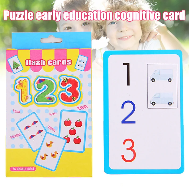 

Baby Kids Card Game Toy Numbers English Letters Recognition Intelligent Training Educational AN88