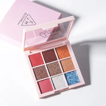 

9 Colors Eyeshadow Palette New Professional MakeupWaterproof Long-Lasting Highly Pigmented Glitter Matte Beauty Eyeshadow Palet