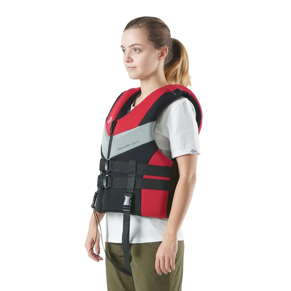 Toddler Life Jacket Adult Swim Vest Arm Bands Swimming Pool Wear Float Kids Swimwear Bubble Swimsuit Eco-friendly PVC - Цвет: Красный
