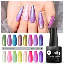 Mtssi gel 7ml concha sereia uv gel verniz semi permanente pérola brilho híbrido verniz gelpolonês unha arte gel polonês manicure(China)