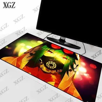 

XGZ Masks Girl Anime Lock Edge Gaming Large Mouse Pad Gamer Game Mat Speed Version Desk Table for LOL Dota2 CSGO XXL