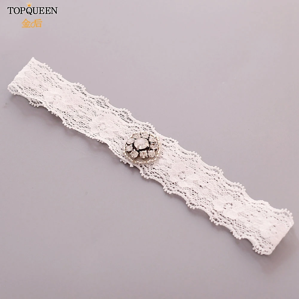 TOPQUEEN Fahion Soft Sexy Women Girl Lace Floral Bowknot Wedding Party Bridal Lingerie Cosplay Leg Garter Belt Suspender TH21