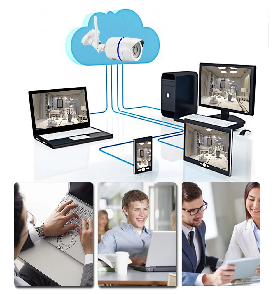 HD 1080P Wifi IP Camera Outdoor Wireless Home Security Camera Waterproof Audio Micro Bullet Camera CCTV Onvif Camera Camhi