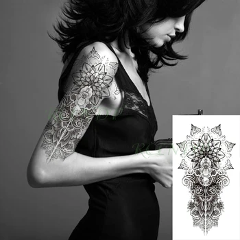 

Waterproof Temporary Tattoo Sticker Red Butterfly Rose Fake Tattoo Flash Hand Arm Leg Tattoo for Girl Women Men