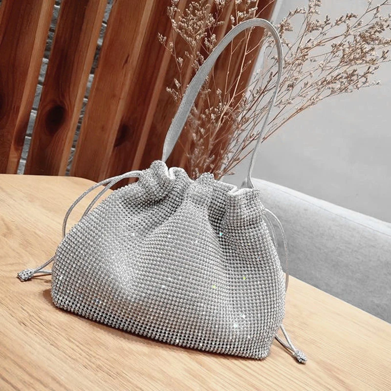 Женские сумки через плечо для женщин сумка новая сумка через плечо портативная диагональная Высокое качество дикая блестящая модная сумка на шнурке сумка