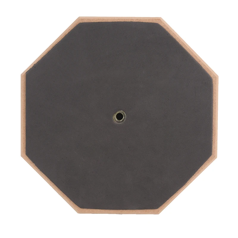 Portable 8 Inch Rubber Wooden Dumb Drum Practice Training Drum Pad Music Instruments with Sticks