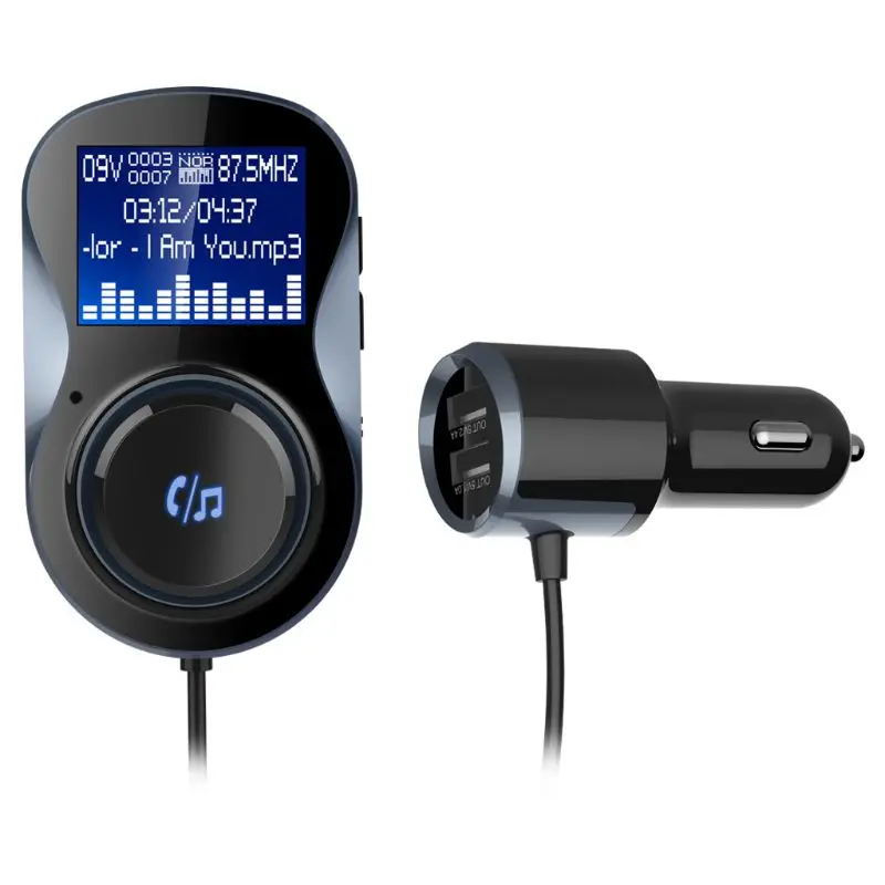 Bluetooth Hands-free FM модулятор стерео автомобильный mp3-плеер адаптер fm-передатчик