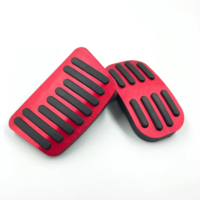 Car Parts Car Fuel Foot Pedal Brake Pedal Cover For Toyota Corolla 2019 2020 Aluminum Alloy Car Accessories Red 2 pieces