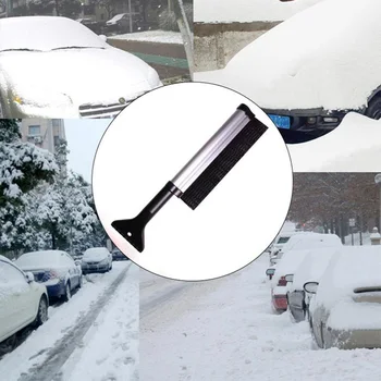 

CARPRIE Car Snow Ice Scraper Vehicle Durable ABS Aluminum Broom Snowbrush Shovel Removal Brush For Winter 90729