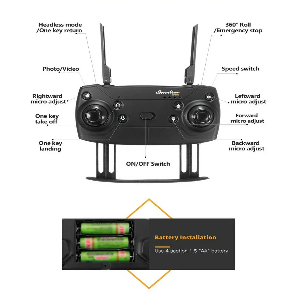 E58 складной wifi FPV RC Квадрокоптер Дрон с 1080P 5.0MP камерой селфи Дрон игрушки дистанционного управления