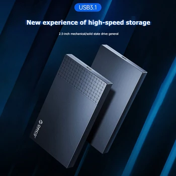 

ORICO 2526C3 USB 3.1 Type-C Hard Drive Disk Case 2.5 inch 5Gbps SATA HDD SSD Mobile Enclosure Box for Laptop Notebook PC