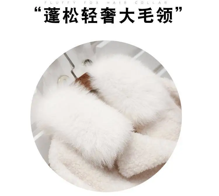 Fenghua пальто из искусственного меха женское повседневное меховое плотное теплое длинное пальто из искусственного меха ягненка свободное зимнее пальто для женщин casaco feminino