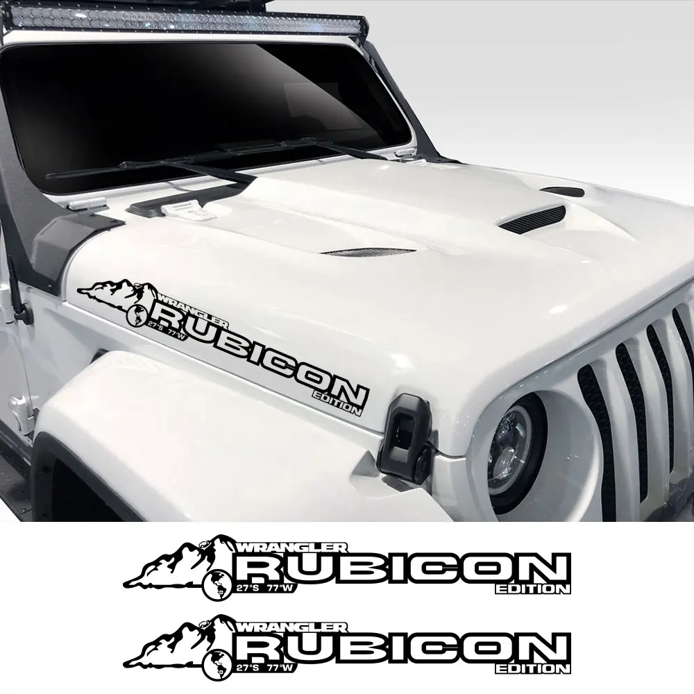 Наклейки для Jeep Wrangler Unlimited JK JL CJ RUBICON аксессуары самостоятельной настройки