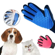 Щетка для волос для домашних животных, расческа, перчатка для собак, кошек, массажная перчатка для ухода за шерстью животных, перчатка для удаления шерсти