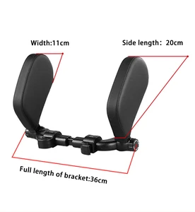 Image 4 - 車の首のヘッドレストマッサージu字型旅行シートヘッドクッションサポート車両枕カーインテリアアクセサリー
