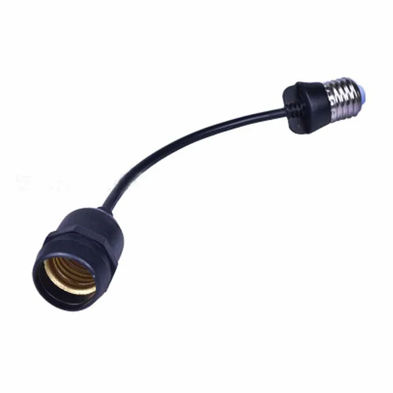 E27 lamp holder Водонепроницаемый светодиодный преобразователь для лампы, гирлянды для помещений и улицы E26 E27, уличное освещение для сада, патио, двора, праздничное освещение гирлянда - Испускаемый цвет: E27 lamp holder