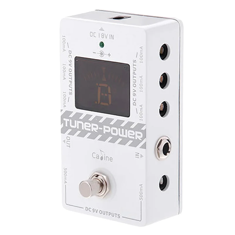 

Caline Cp-09 2-In-1 Tuner and Power Supply True Bypass for Dc 9V Electric Guitar Effect Pedal Eight Isolated Outputs Multifuncti