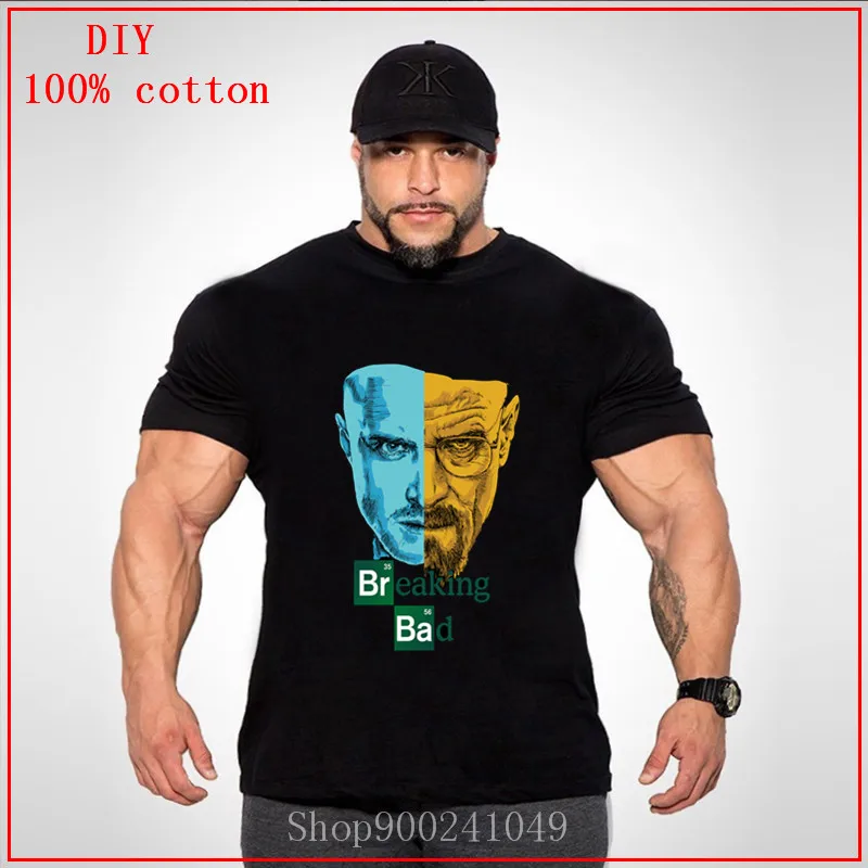 Новые трендовые мужские футболки Breaking Bad Ретро футболка ТВ мистер Уайт