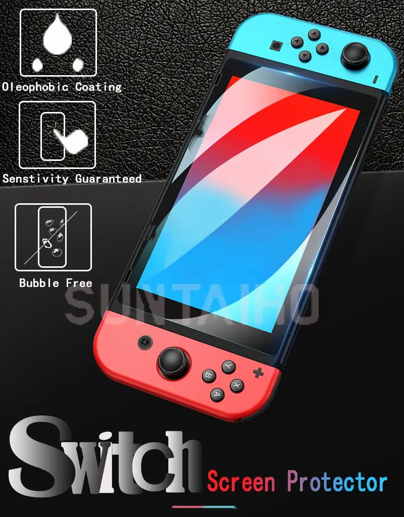 3Pcs Tempered Glass 9H HD Screen Protector Film For Nintendo Switch NS Oled Screen Protector For Nintendo Switch Lite Accessorie