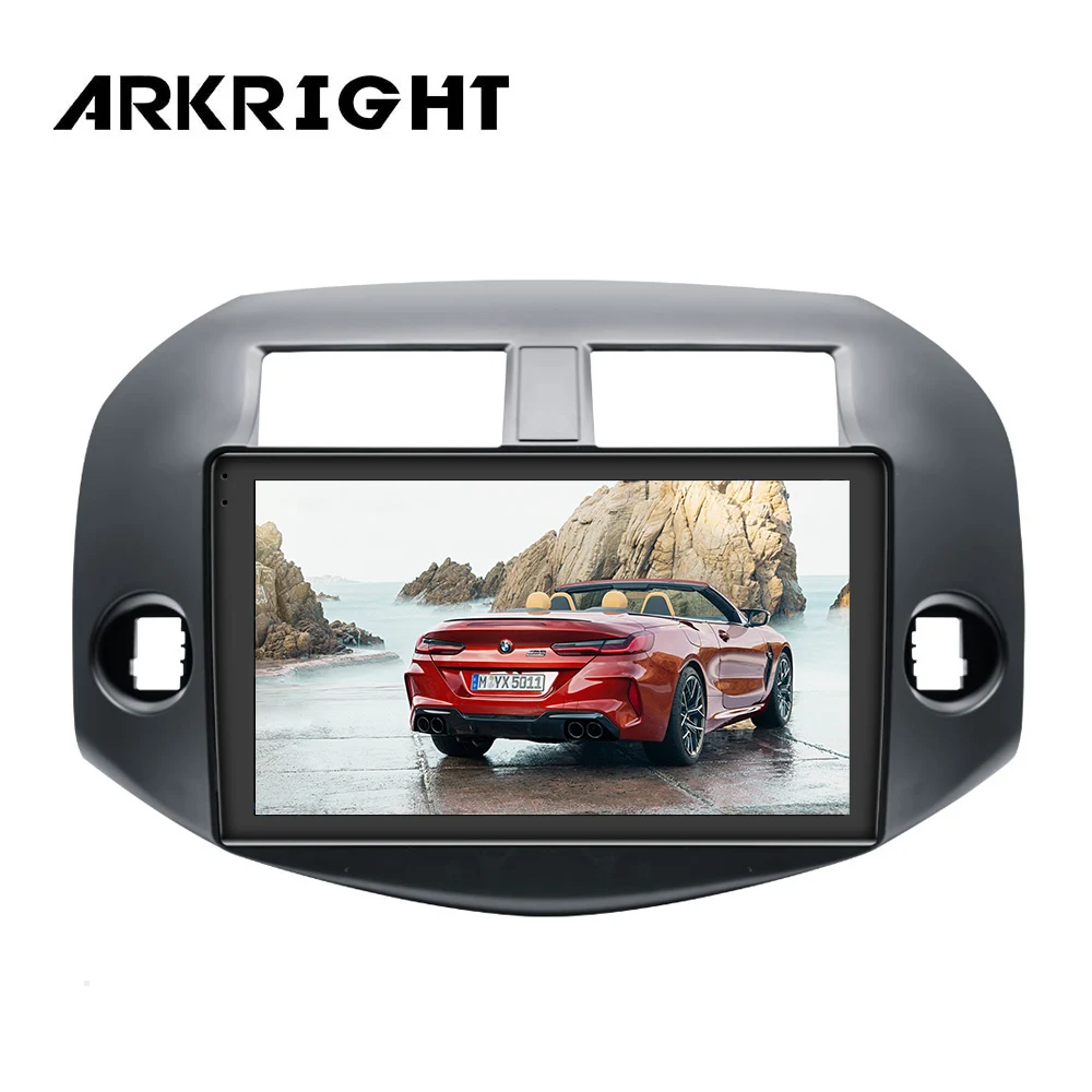 ARKRIGHT 10,1 ''1 Din Android 8,1 автомобильный радиоприемник/4+ 64 Гб автомобиля mulitimedia плеер с gps-навигатором для Toyota RAV4 2007-2011 Поддержка 4G