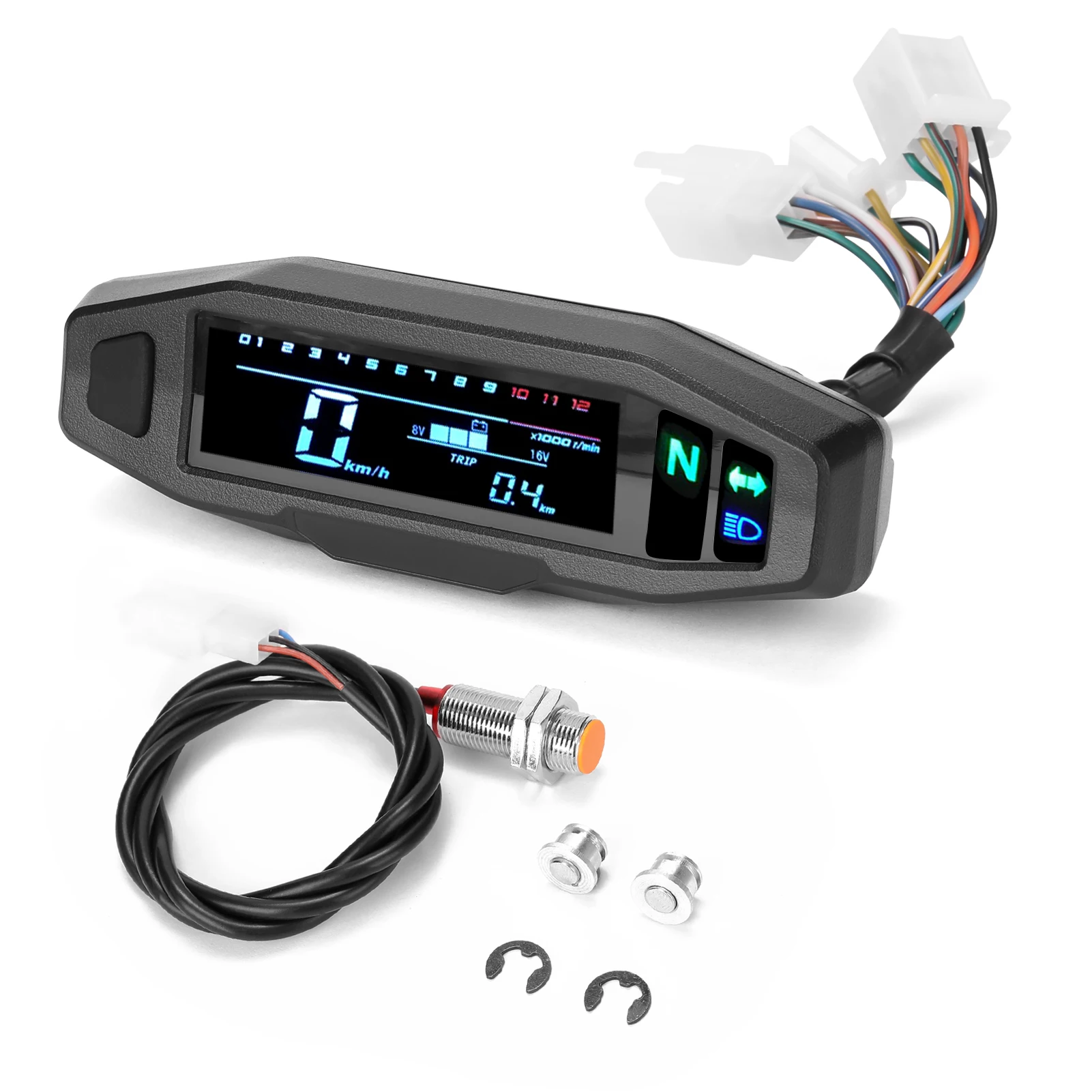 Universal Speedometer Digital Motorcycle Universal Fuel Gauge