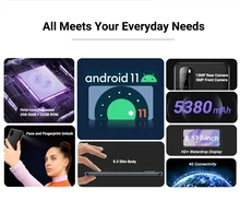 Blackview a70 android 11 smartphone 5380mah grande bateria octa núcleo 3gb ram + 32gb rom 6.517 Polegada exibição 13mp câmera 4g moible telefone