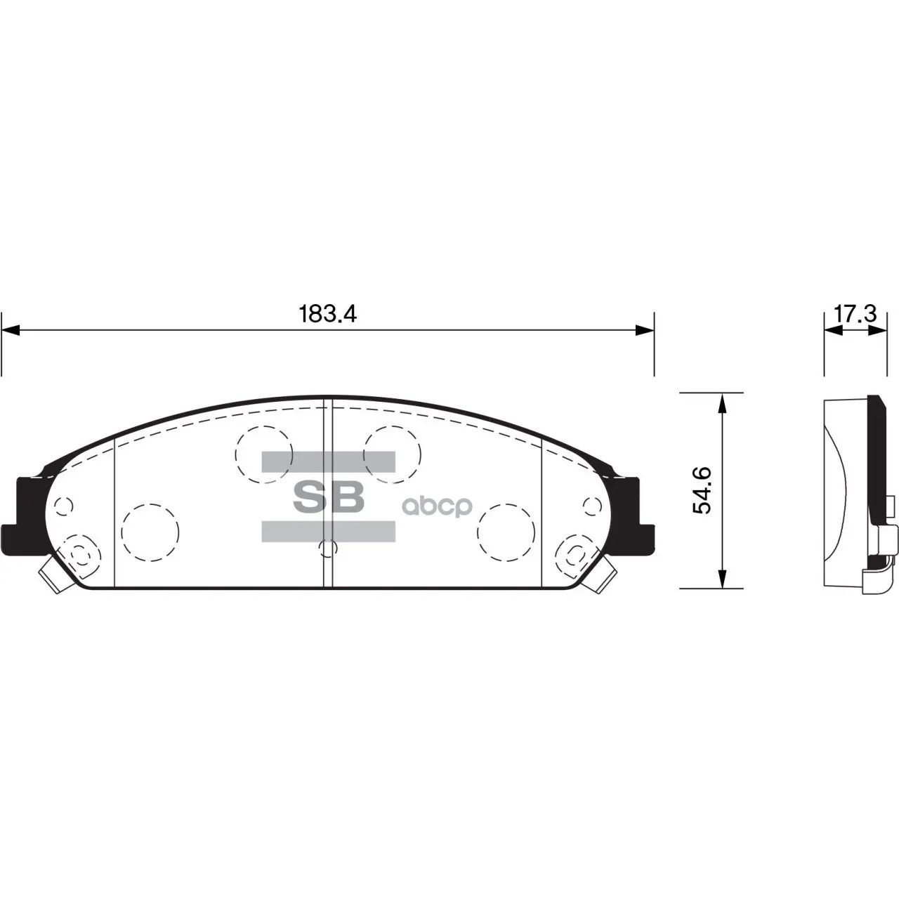 Колодки Тормозные Chrysler 300c 04- Передние Спорт Sangsin Brake Sp1509 Sangsin brake арт. SP1509