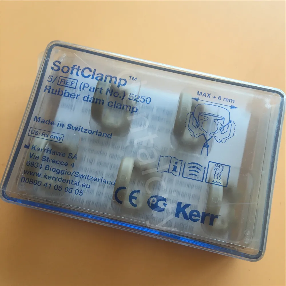 Мягкий зубной зажим Kerr универсальный резиновый плотин различные молярные зубья