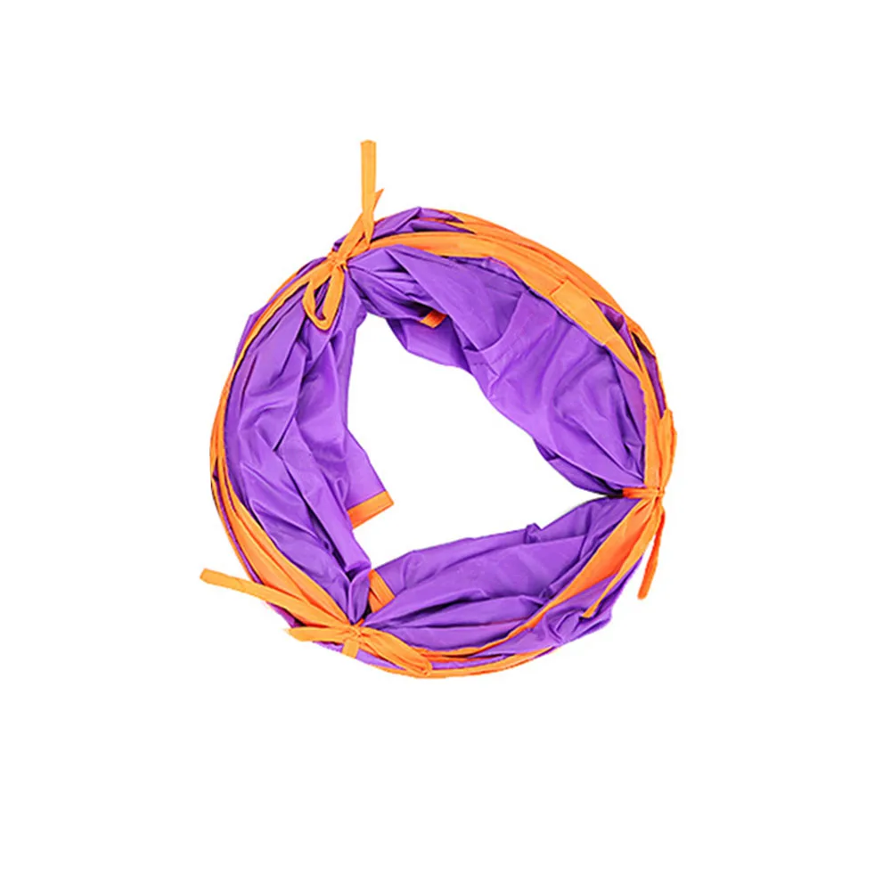 Забавный туннель для домашних животных 15 цветов 2 отверстия игровые трубки мяч