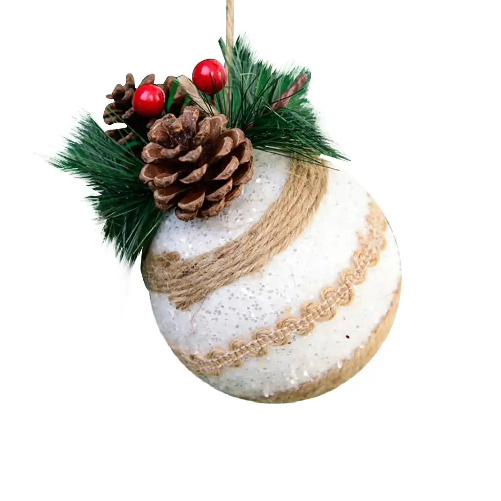 Рождественские поделки снежные шары пластиковые елочные шары для вечерние елочные подвесные украшения palline 4FM - Цвет: Темно-серый