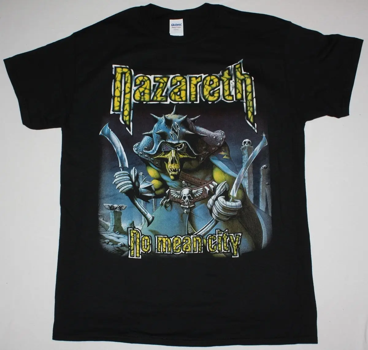 

NAZARETH NO MEAN CITY HARD ROCK SWEET URIAH HEEP DEEP PURPLE NEW BLACK T-SHIRT Hip Hop Novelty T Shirts Men'S Brand Clothing