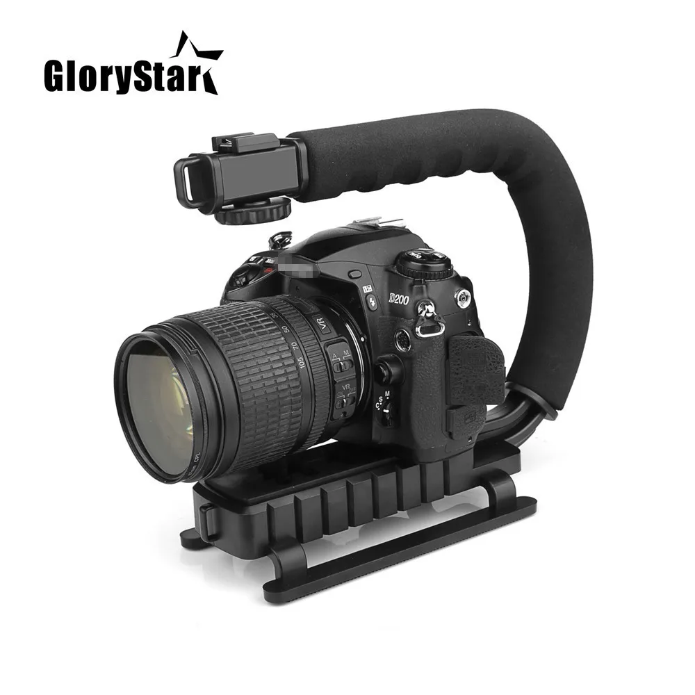 U образный держатель для видеокамеры Ручной Стабилизатор DSLR Nikon Canon Sony|Стедикамы и