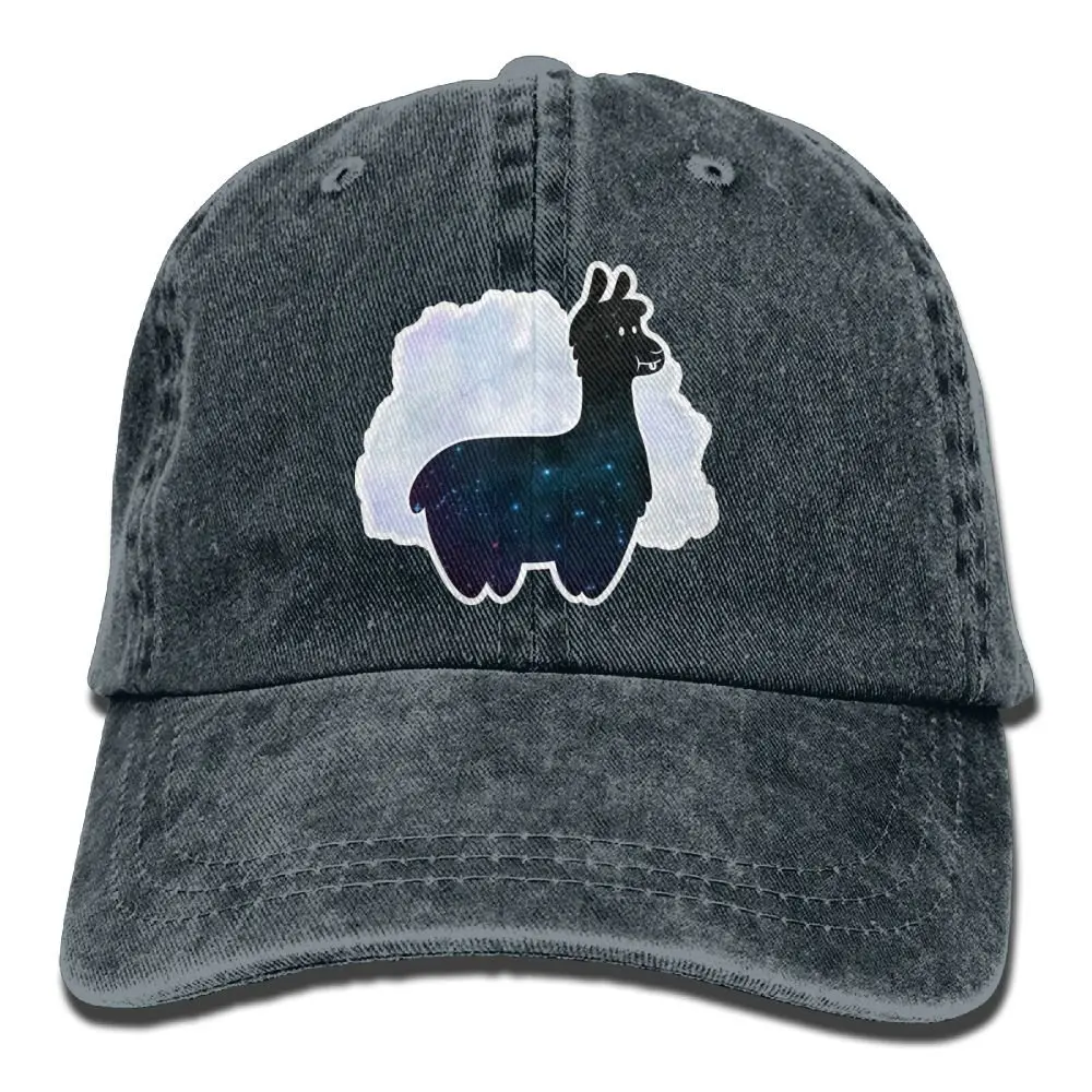 Галактика Альпака Джинсовая Шляпа Регулируемая Мужская вымытая бейсболка